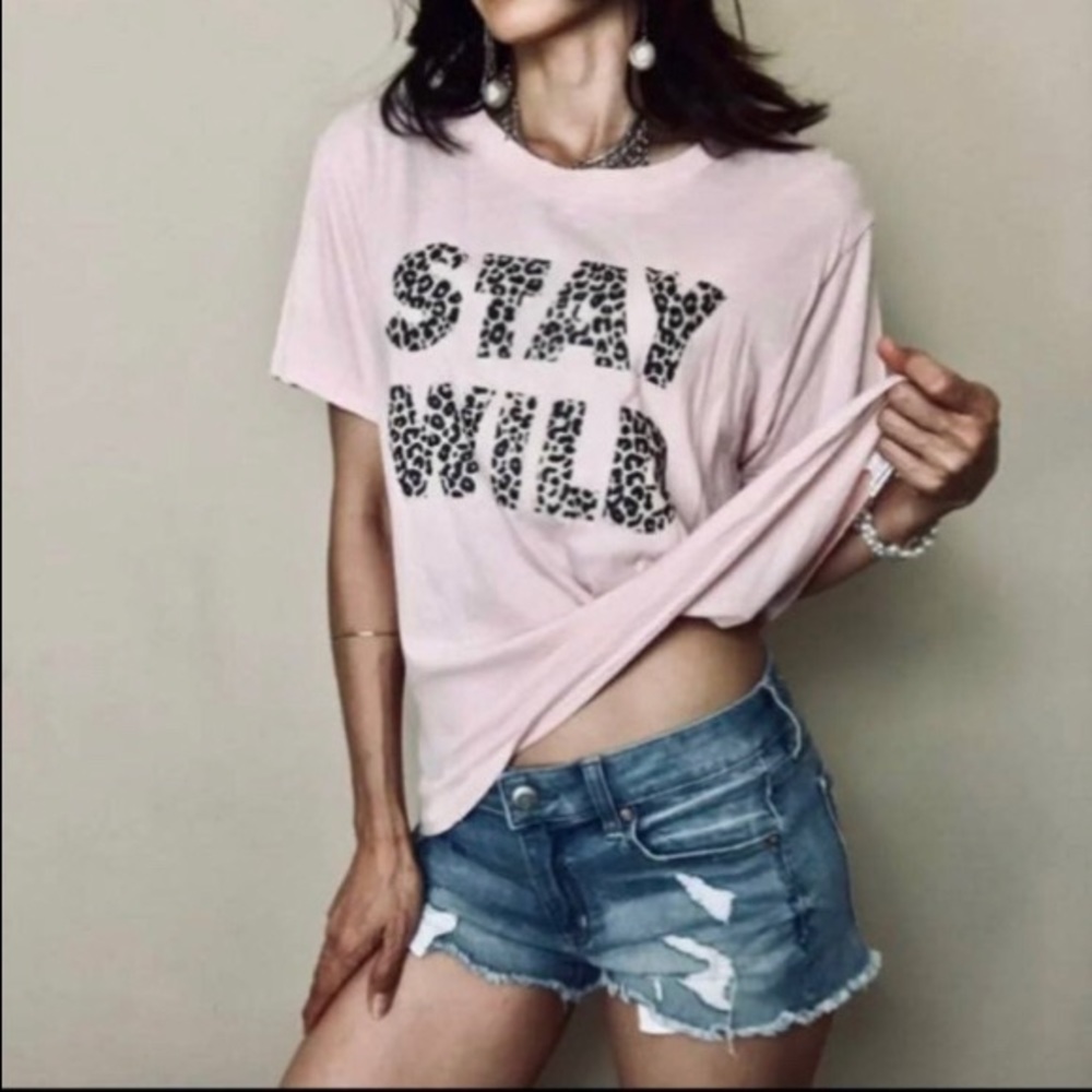 WILDFOX Stay Wild graphic Keke tee
